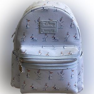 Rare HTF Loungefly Disney Frozen II Olaf Mini Backpack.